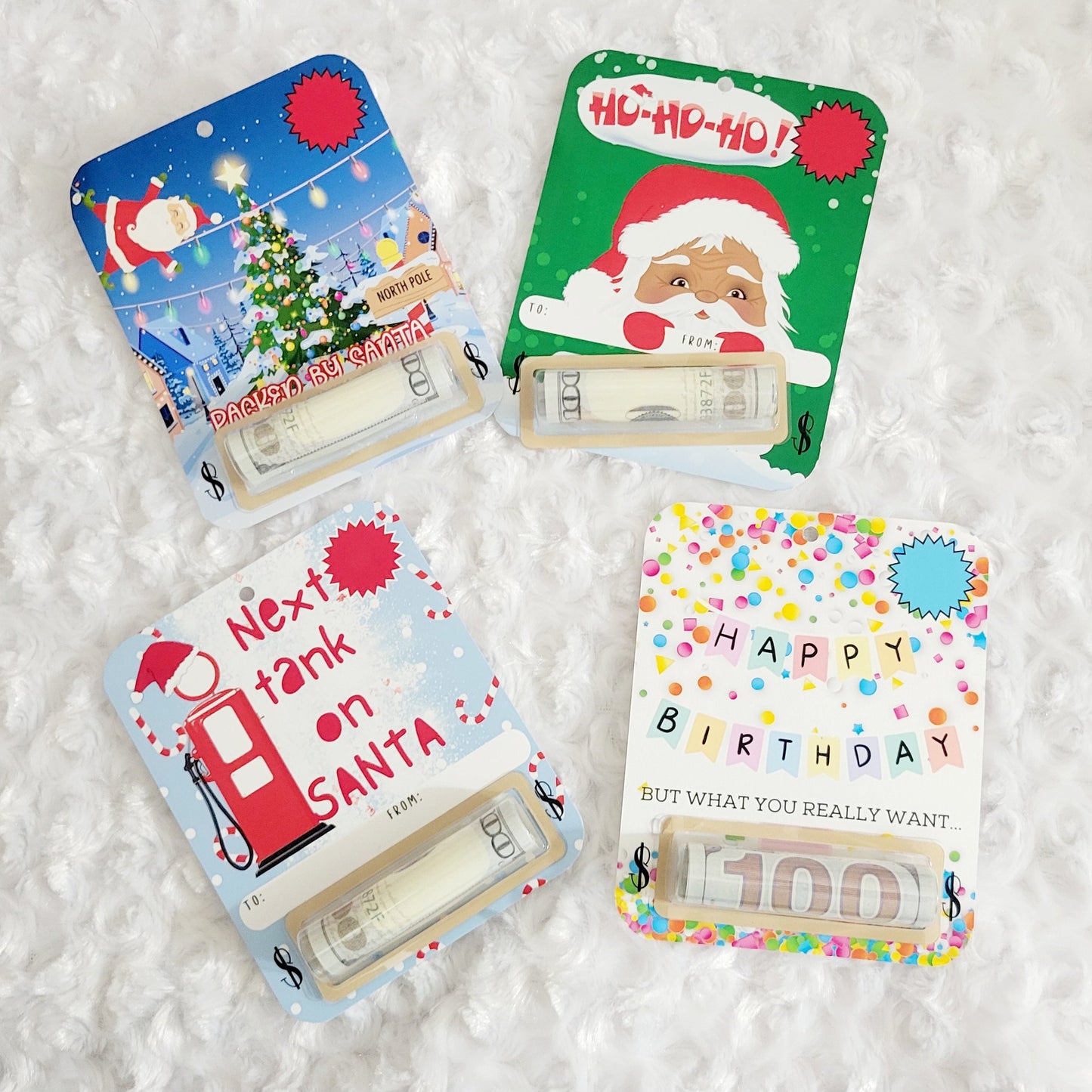 Cash Gift Card Holders-Birthday Theme