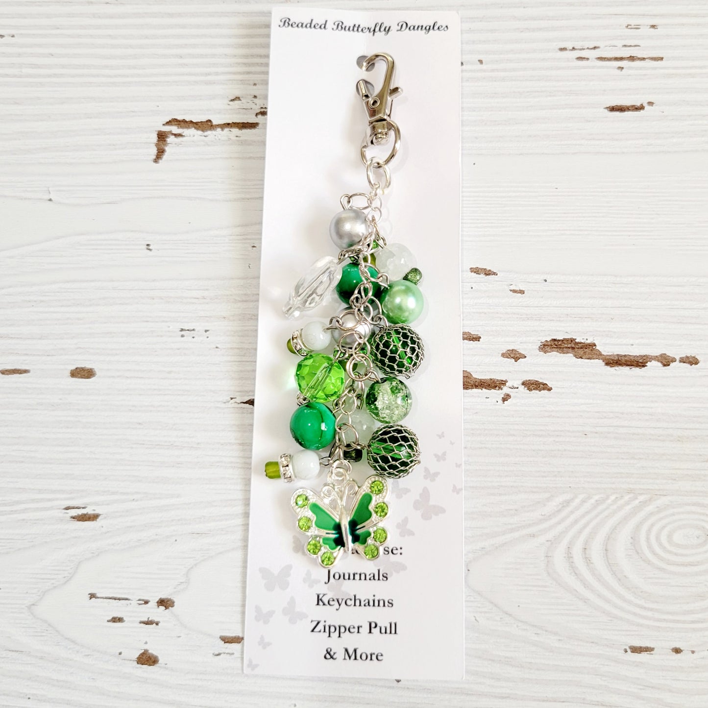 Journal Charms-Chunky Beaded Dangles