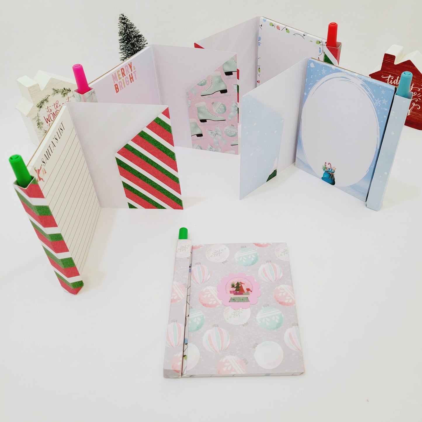 Christmas Notepad and Pen