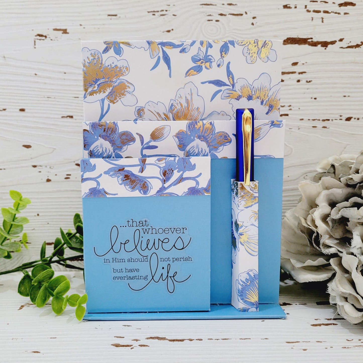 Monogram Stationery Set-That Whoever Believes