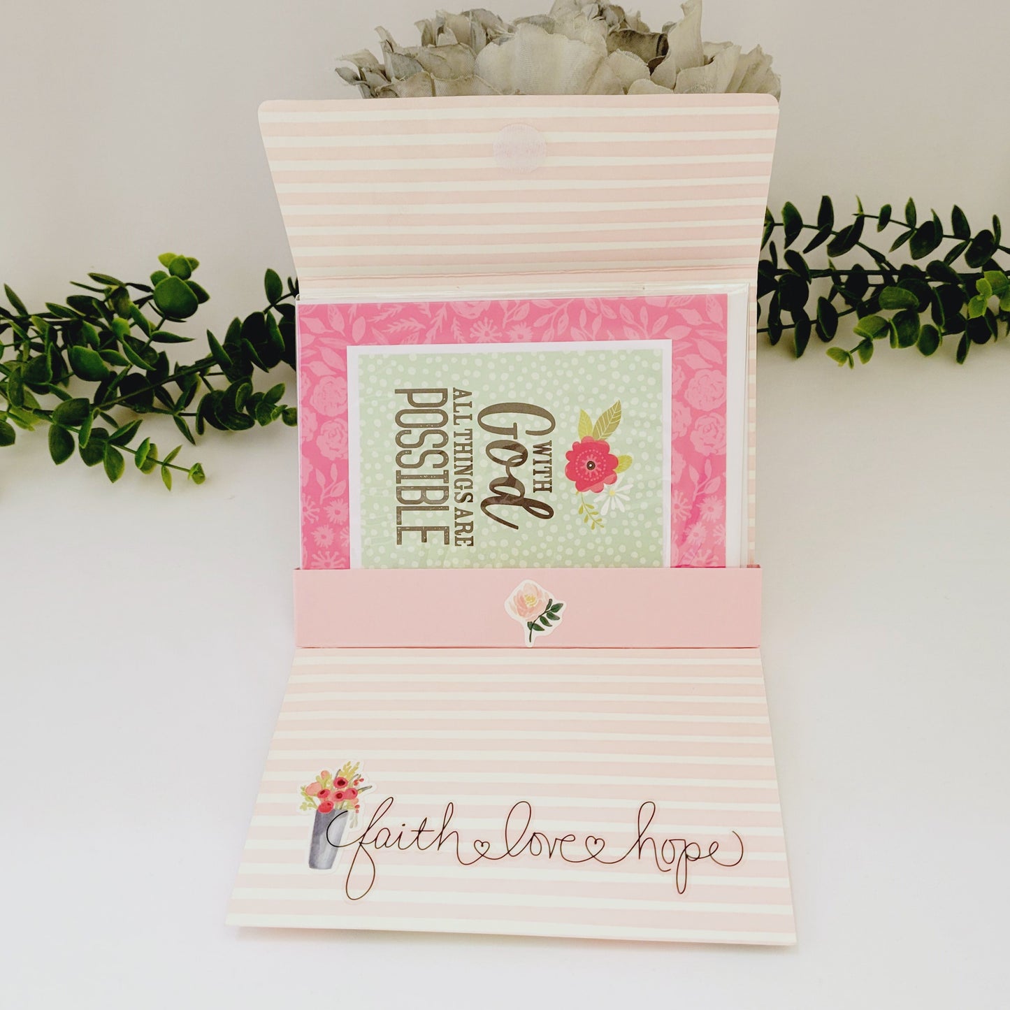 Greeting Card Set-Faith Love Hope