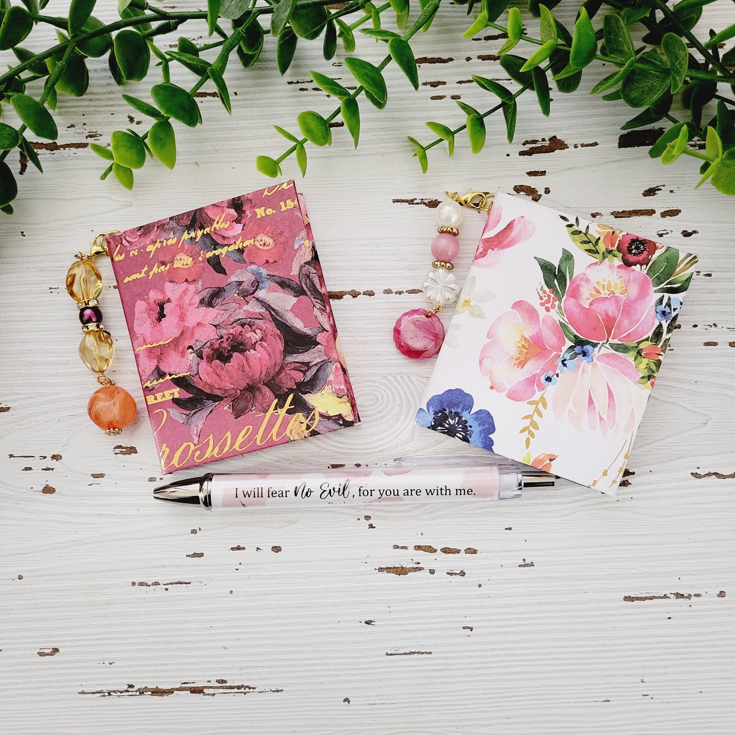 Double Beaded Notebooks with Pen