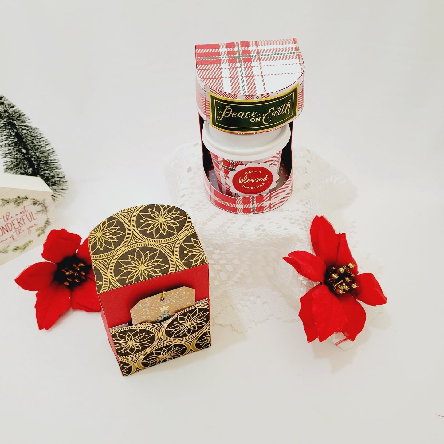 Christmas Mini Keurig and Gift Card Holder