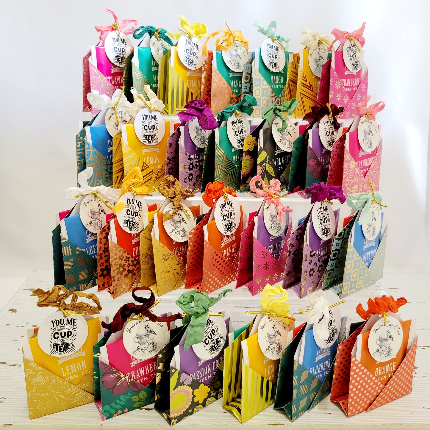 Double Pocket Tea Favors