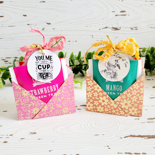 Double Pocket Tea Favors