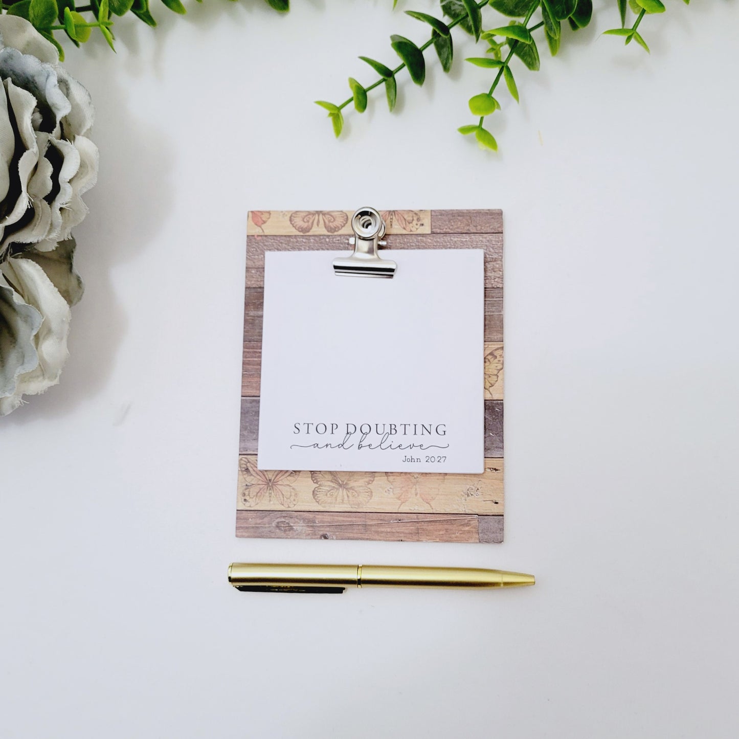 Mini Magnetic Clip Board and Pen