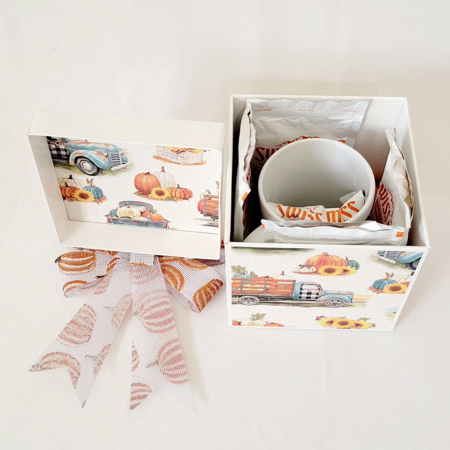 Fall Keepsake Box-Stressed Blessed Pumpkin Spice Obsessed Gift Set