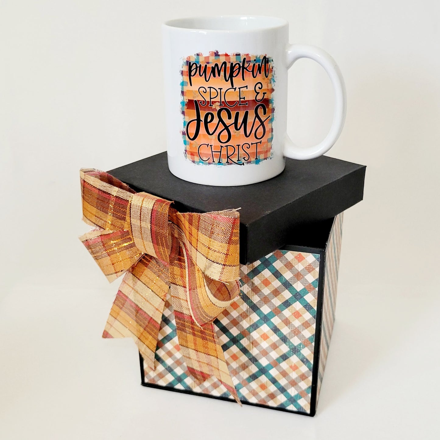 Fall Keepsake Box-Pumpkin Spice and Jesus Christ Gift Set