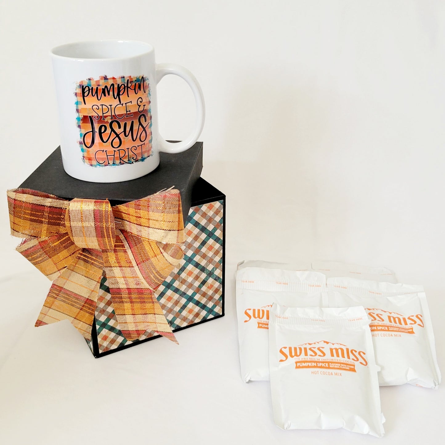Fall Keepsake Box-Pumpkin Spice and Jesus Christ Gift Set