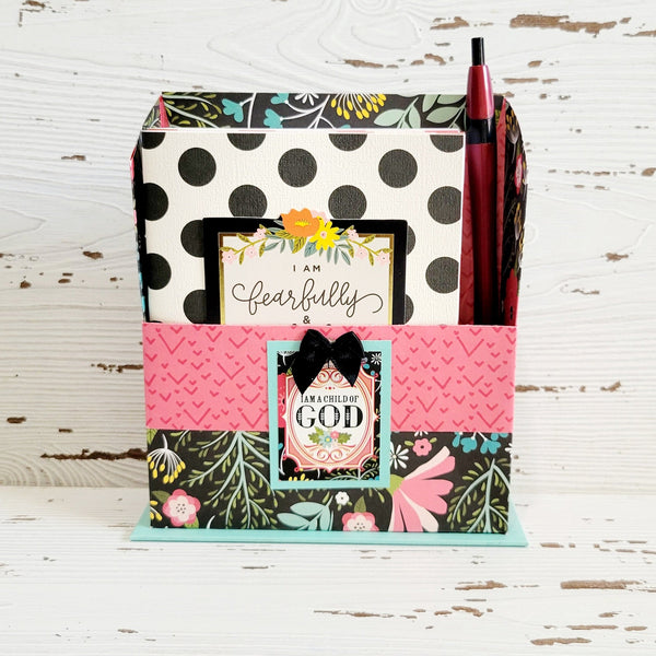 Notebooks & Pen with Matching Holder Set- Pink Child of God