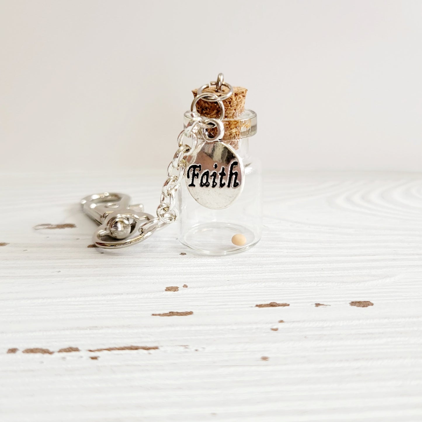 Journal Charm-Mustard Seed Faith