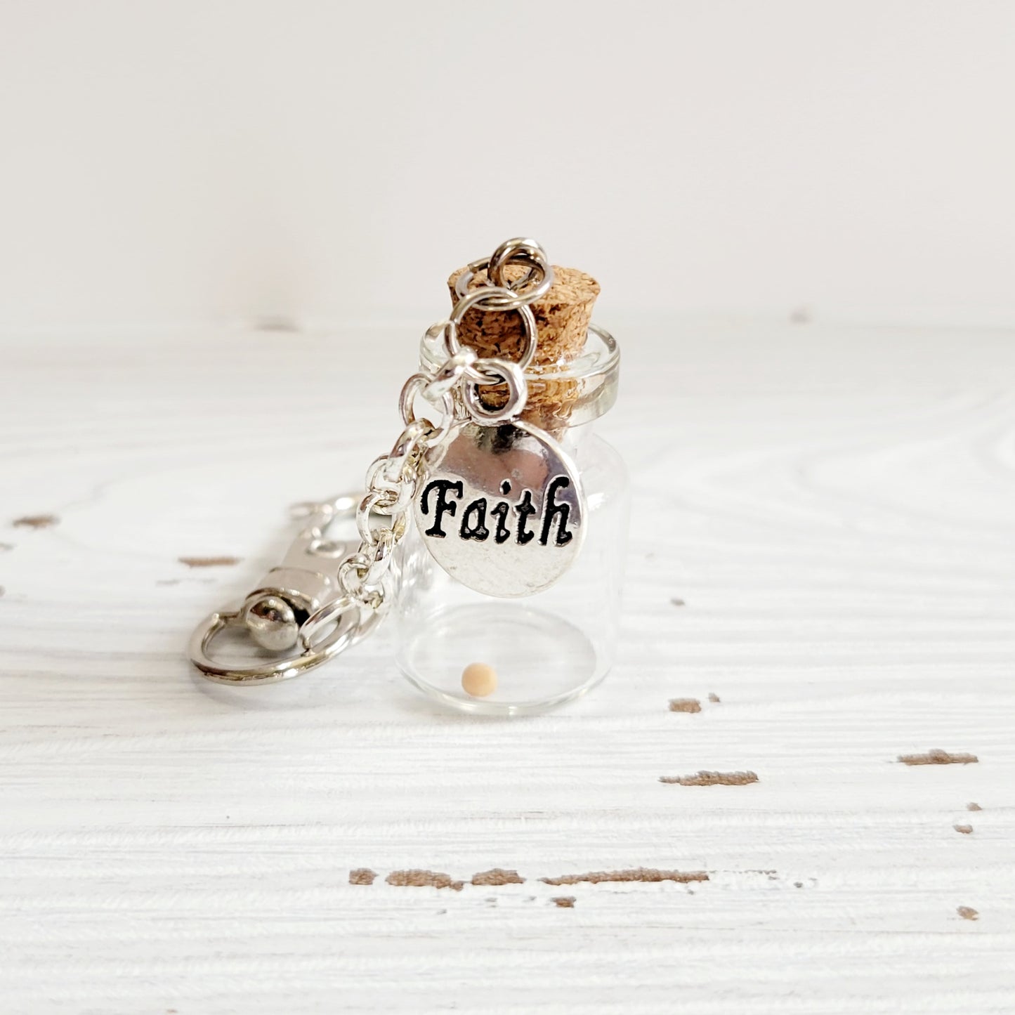 Journal Charm-Mustard Seed Faith