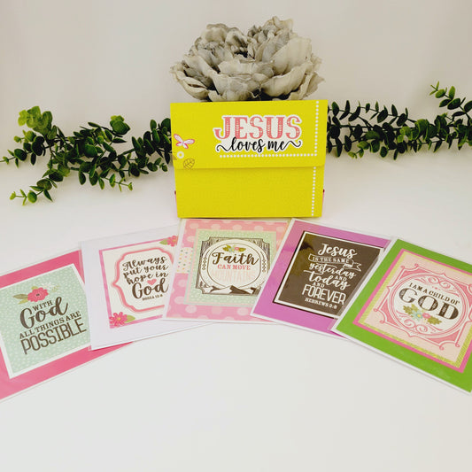 Greeting Card Set-Jesus Loves Me