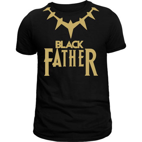Black Father T Shirt