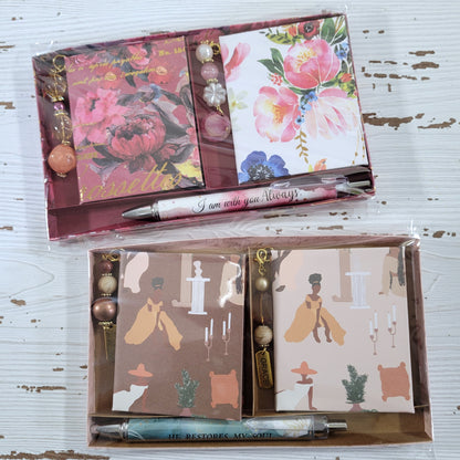 Double Beaded Notebooks with Pen