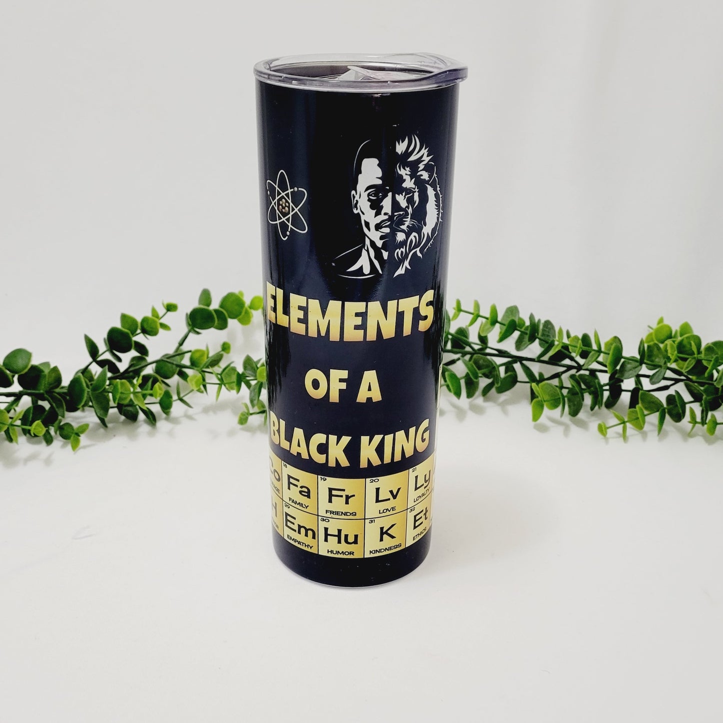 Discounted Tumblers-Elements of a Black King