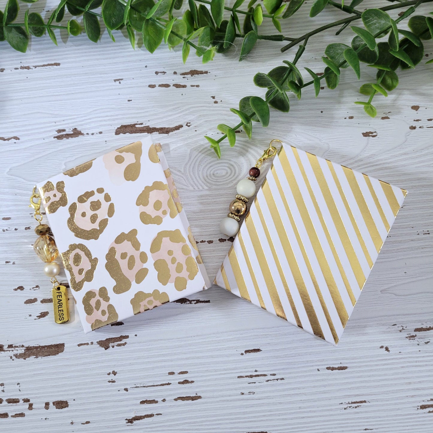 Double Beaded Notebooks with Pen