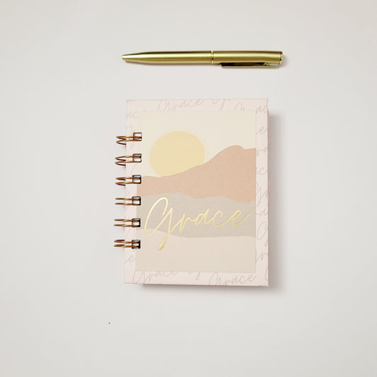 Mini Spiral Notebook- Grace