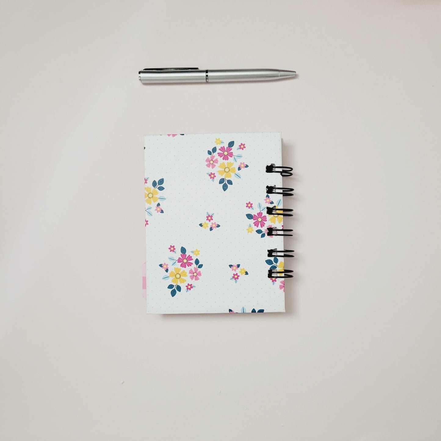 Mini Spiral Notebook- I Am A Child of God Floral