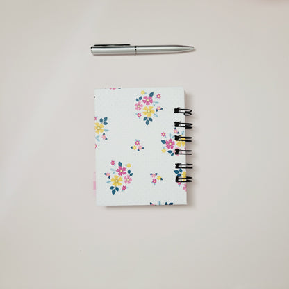 Mini Spiral Notebook- I Am A Child of God Floral