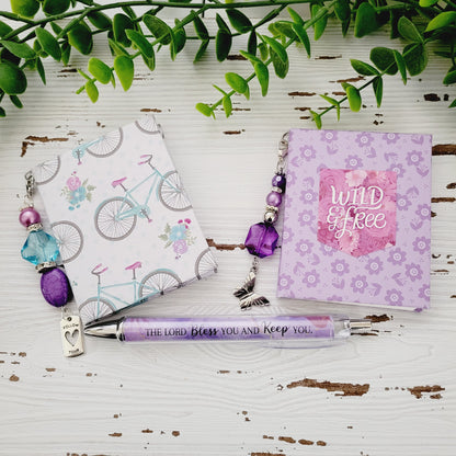 Double Beaded Notebooks with Pen