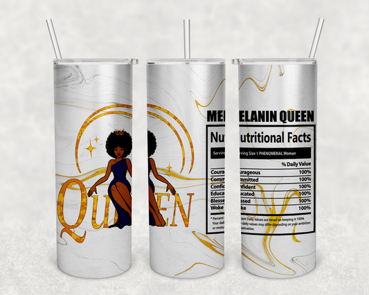 Tumbler-Melanin Queen Nutritional Facts