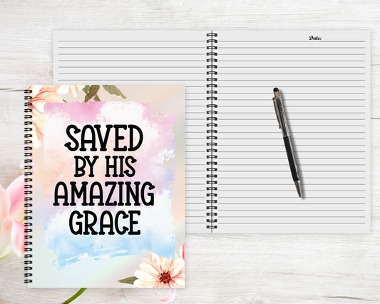 Prayer Journal-Saved By His Amazing Grace