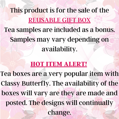 Tea Box and Sampler Gift Set-Floral