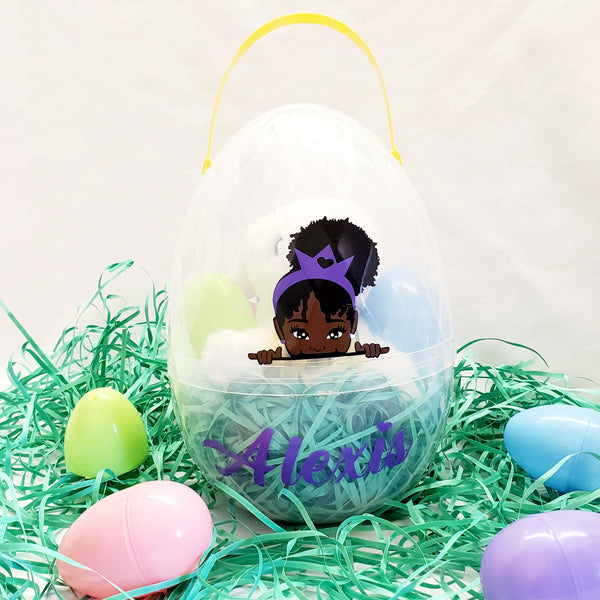 Personalized Jumbo Fillable Easter Egg Bucket