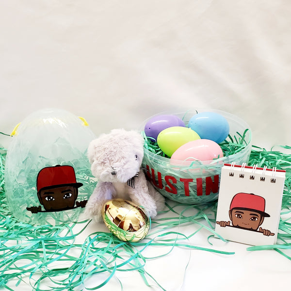 Personalized Jumbo Fillable Easter Egg Bucket