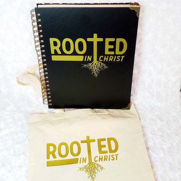Rooted In Christ Journal with FREE Tote