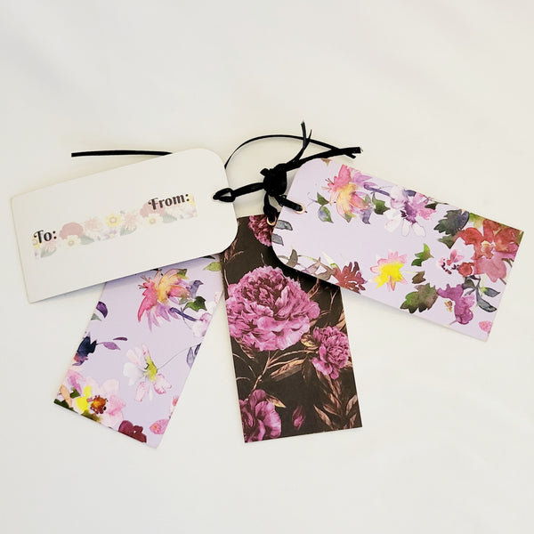 4x6 Stationery Box Set- Floral Plum