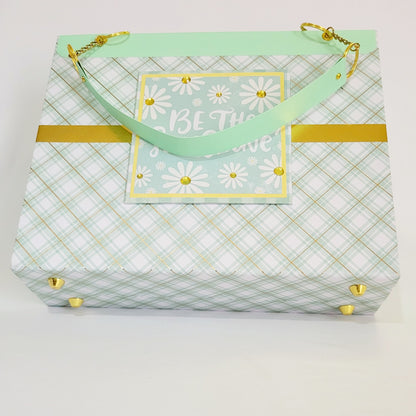 Paper Purse-Mint and Gold Gift Set