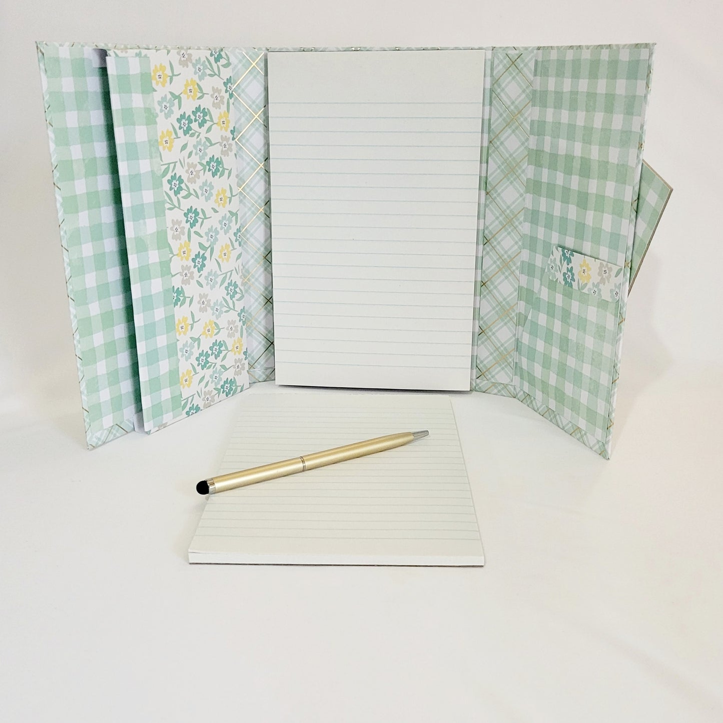 Paper Purse-Mint and Gold Gift Set