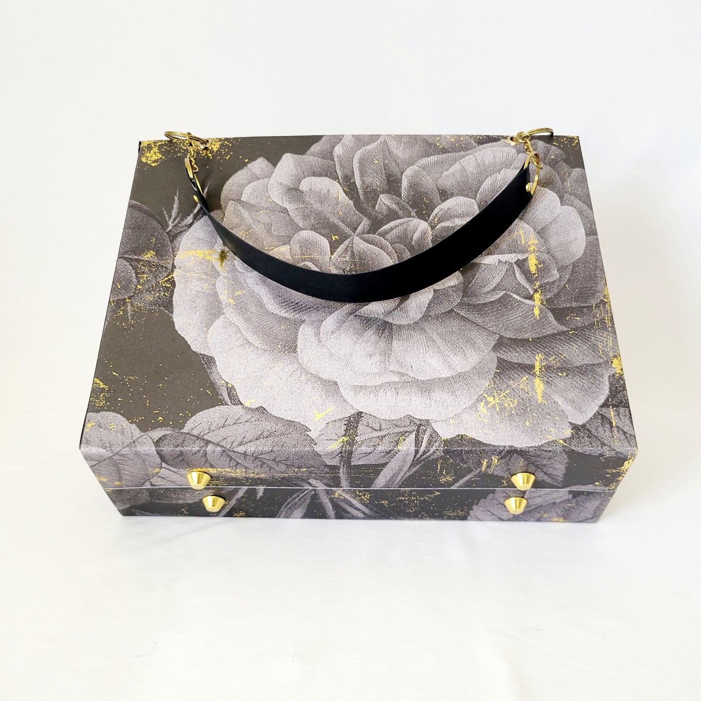 Paper Purse-Black Rose and Gold Gift Set