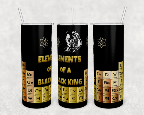 Elements of a Black King 20oz Tumbler