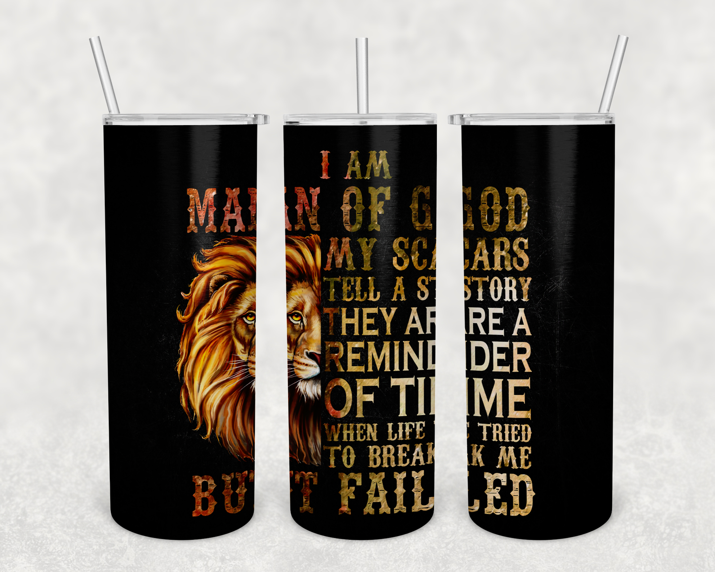 Tumbler-I am a Man of God