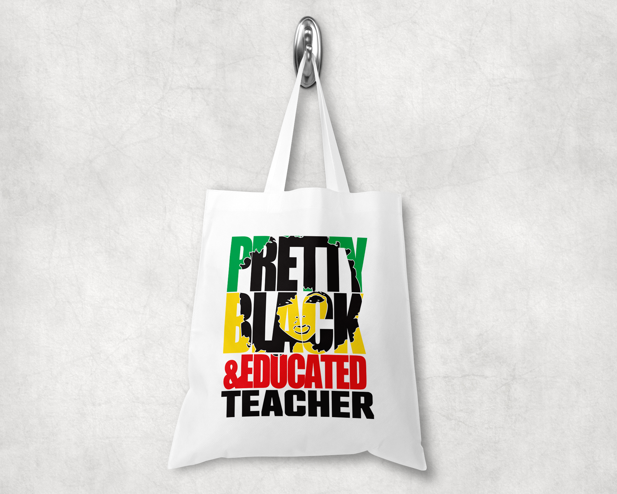 Pretty Black Educated Teacher Tote bag